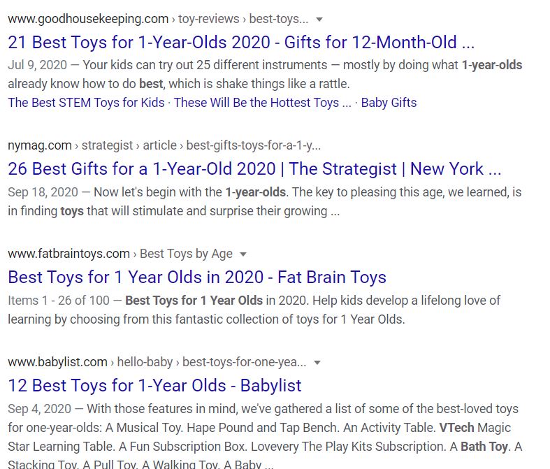 Search results for "best toys for 1 year old"